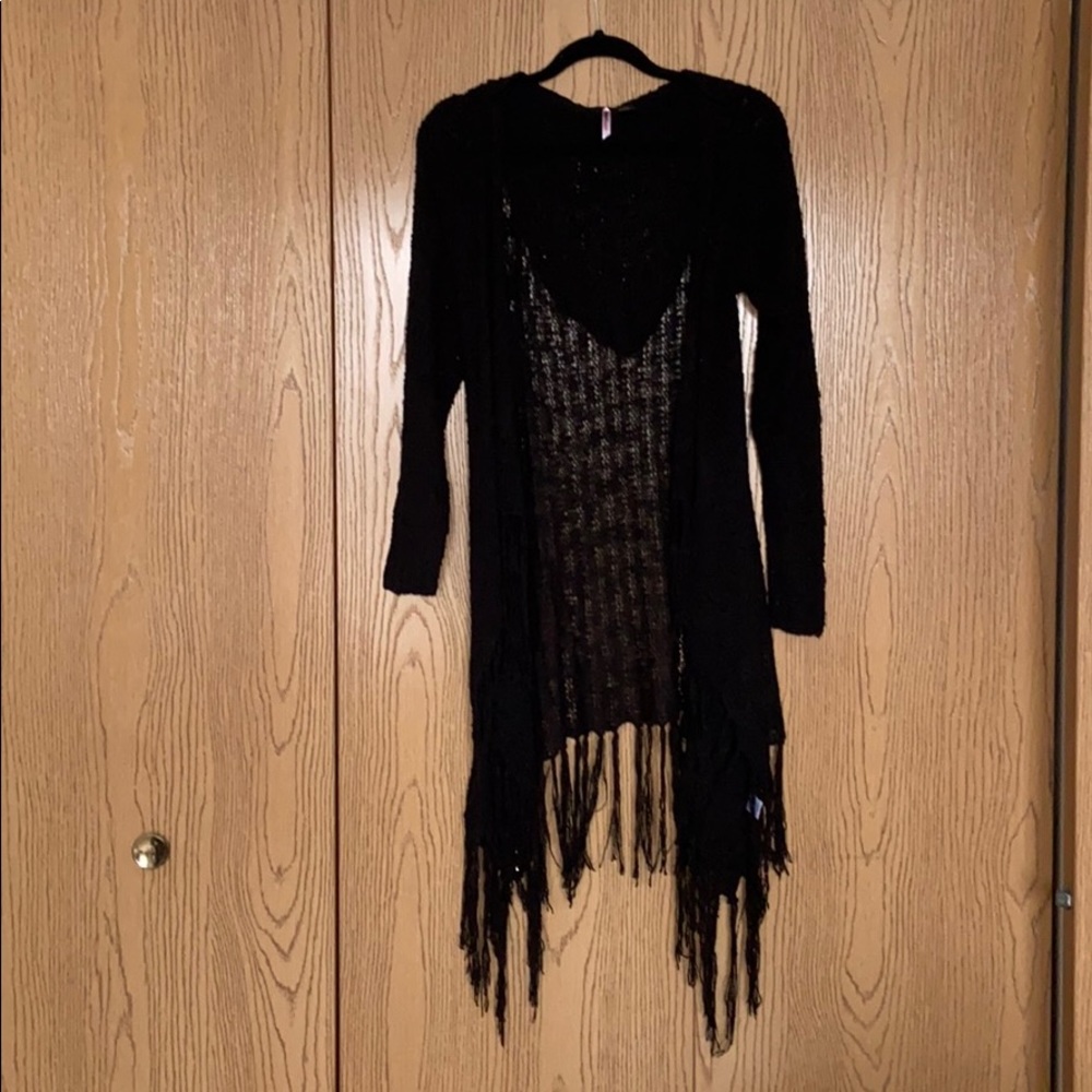 Fringe cardigan